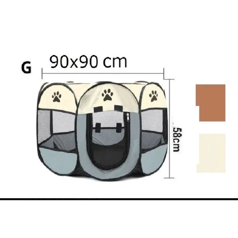 Casinha de Cachorro Grande Portátil Dobrável Cachorros Gatos Resistente