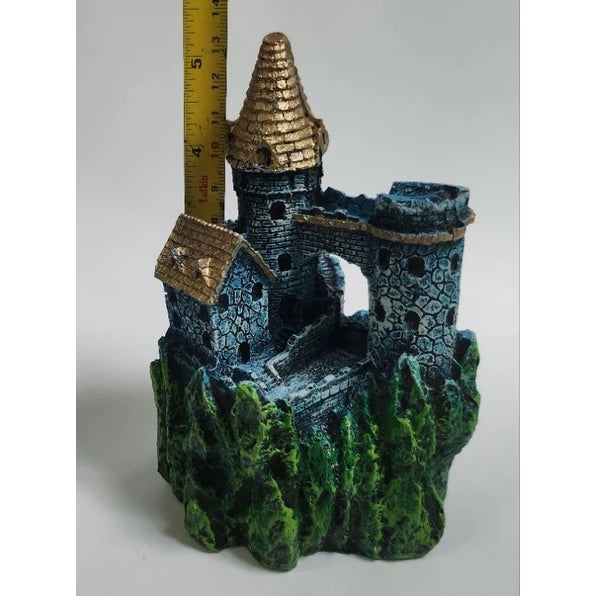 Enfeite Castelinho na Rocha para Aquários - Um Toque de Magia Medieval