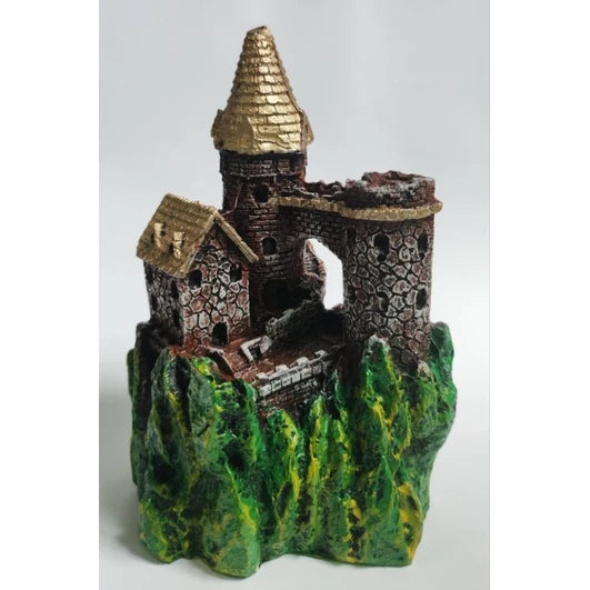 Enfeite Castelinho na Rocha para Aquários - Um Toque de Magia Medieval