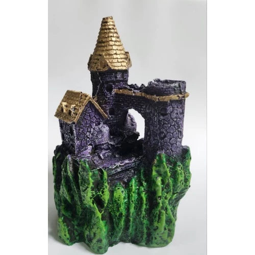 Enfeite Castelinho na Rocha para Aquários - Um Toque de Magia Medieval