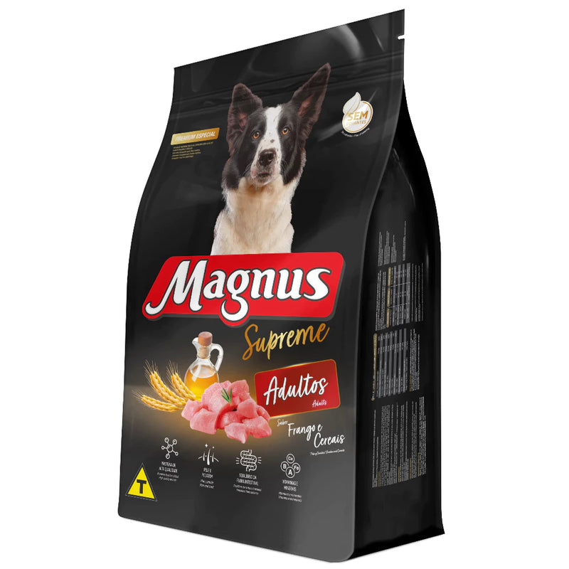 Ração Magnus Supreme Cão Adulto Frango e Cereais Premium Especial 15 kg