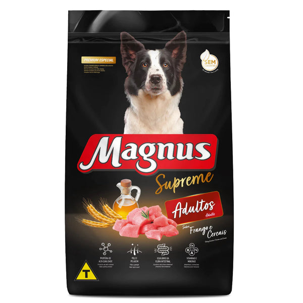 Ração Magnus Supreme Cão Adulto Frango e Cereais Premium Especial 15 kg