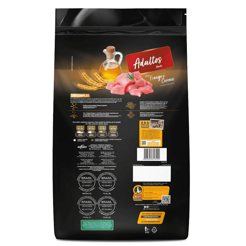 Ração Magnus Supreme Cão Adulto Frango e Cereais Premium Especial 15 kg