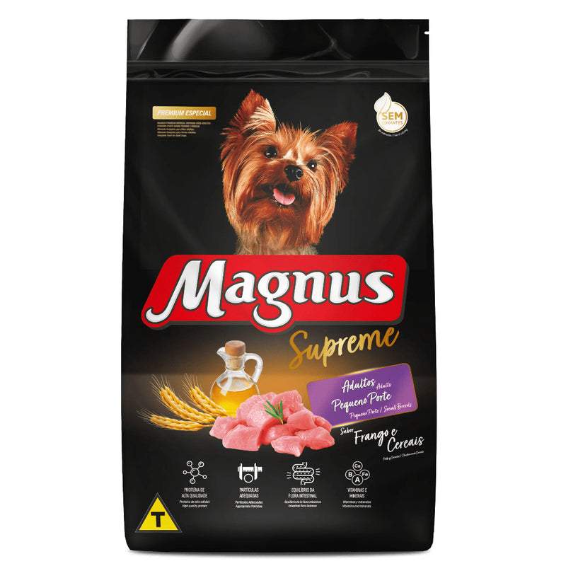 Ração Magnus Supreme Adulto Raças Pequenas Frango 15 kg