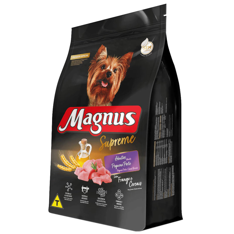 Ração Magnus Supreme Adulto Raças Pequenas Frango 15 kg