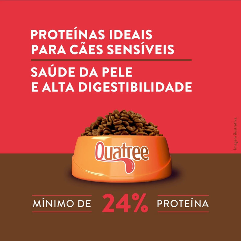 Ração Quatree Supreme Dermato Cordeiro Salmão 3 kg