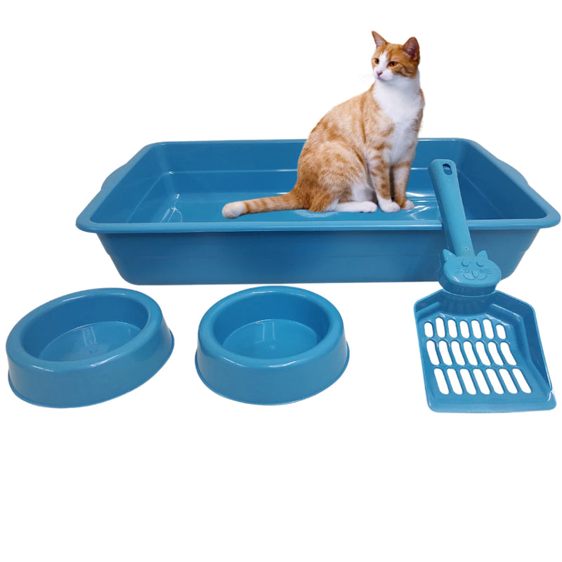 Kit Bandeja Higiênica para Gatos 42 X 30 X 9 CM