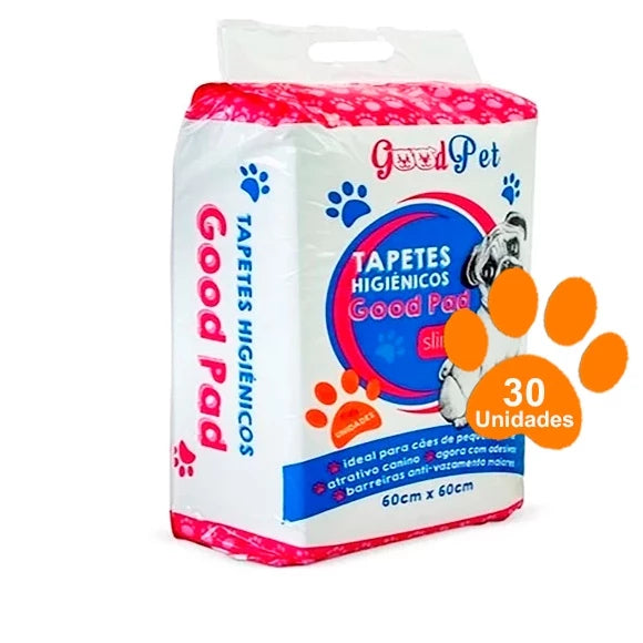 Kit 30 Unidades Tapete Higiênico P/ Cães & Gatos - GoodPad