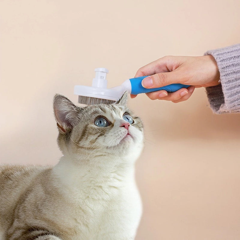 Escova Removedora Tira Pelos Dos Pets Cães & Gatos