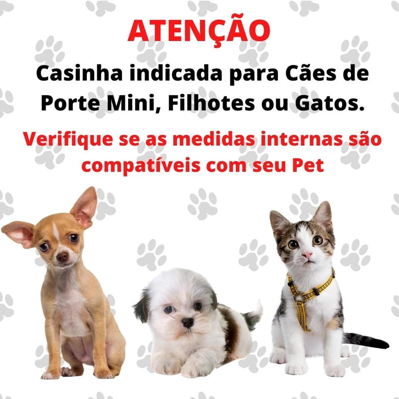 Casinha para Cachorro Chaminé Filhote