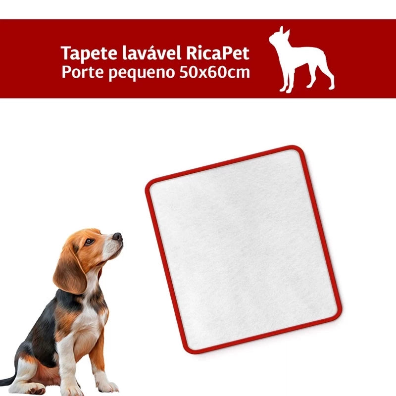 Kit 2 Tapetes Higiênicos Lavável Para Cães Cachorro Xixi - P 60x50